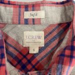 J.Crew Boy Fit Size S Long Sleeve Button Down Plaid 100% Cotton Shirt Office Photo 1