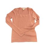 Michael Kors  pink coral square neckline sweater size small Photo 2