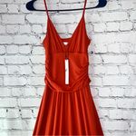 Susana Monaco  NWT String Slip Jumpsuit‎ in Pumpkin Color Size XS Photo 9