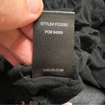 Lulus In The Garden Floral Print Skater Mini Dress XL Women’s Black EUC 721512. Photo 4