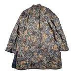 Vtg Y2K Coldwater Creek Black Beige Floral Tapestry Open Front Mandarin Jacket M Size M Photo 1