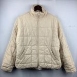 Women’s Fashion Pink Blush Quilted Puffer Jacket Size L Size L Photo 0