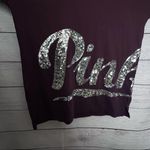 PINK - Victoria's Secret  Women’s Long Sleeve Logo Tee Sz XS Photo 9