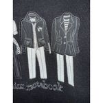 Bonnie and Bill by Holly VTG Women's Sweater Large Black Fashion Notebook Size 12 Photo 2