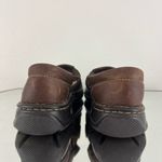 Born concept BORN 90s Womens Brown Leather Summer Open Toe Chunky Platform Fisherman Sandals Photo 3