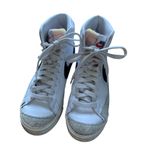 Nike White and Black High-Top Sneakers US 7.5 Photo 1