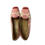 Artemis Pink Ikat Silk Loafers Women's Sz. 36 (US 5.5) Pink Photo 5