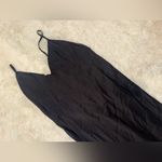 Nordstrom NWOT  Washable Silk Nightgown sz L Black Photo 4