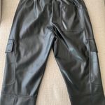 ZARA leather joggers Photo 1