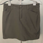 Eddie Bauer  Charcoal Button-Detail Skort size 4‎ Photo 0