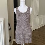 Anthropologie Angel of the North Knit Sweater Tank Top Size Medium Gray Photo 2