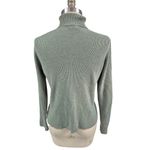 Ralph Lauren Vintage LRL 90s Lauren Green Ribbed Turtleneck 100% Cotton Sz L Photo 2