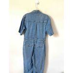 Faherty  Denim Michelle Short Sleeve Jumpsuit Light Blue Wash Size 6 NEW Photo 6