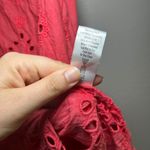 Kyla Seo Pink Eyelet Tank Dress women's xl beach summer‎ resort vacation boho Photo 5