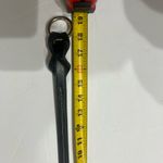 Dooney and Bourke replacement strap Black Leather Strap with Gold Metal Rings Photo 1