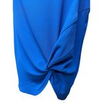 Alison Andrews Cobalt Blue Women's Sleeveless Crew neck Twist Front Top Size L Size L Photo 5