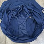 Land’s End Adjustable Side Tie Lined Swim Skirt Navy Blue Size 18W‎ Photo 5