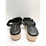 Treasure & Bond  Sandals Womens Size 8.5‎ Suede Upper Black Platform Espadrille Photo 4