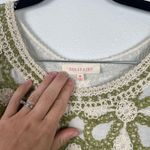 Solitaire Solitare Women's Short Sleeve Textured Bouse Sz M Photo 1