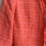 Vince Camuto Tweed Cropped Blazer wool blend orange pink size 2 petite 2P Photo 9