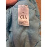 Fresh Produce ‎ Swimming Pool BLUE MELODY Slub Cotton Flounce Dress Size Medium Photo 3