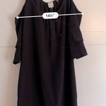 Ecru Revolve  brand cold shoulder cocktail dress in black size XS NWT Photo 4