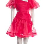 Aje Orange Puff Sleeve Mini Sundress Pink Size 4 Photo 8