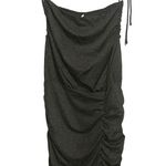 Free People 💖  Green Sparkly Ruched Night Out Dress Photo 0