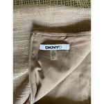DKNYC Tan Textured Cotton Mini Skirt Office Chic Neutral Workwear Minimalist M Size M Photo 2