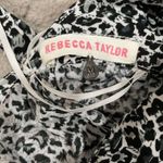 Rebecca Taylor Snow Leopard Halter Maxi Dress Goddess Boho Animal Print Party M Photo 7