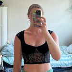 PacSun Black Crop Top Photo 0