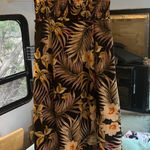 Love Tree Women's  Black Multi-color Floral Maxi Dress S Photo 0