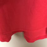 Loft NWT  Women’s Linen Blend Lace Front Pleated Red A-Line Tank Dress Photo 5