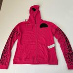 Free City Leopard Zip Hoodie Fuschia, S Photo 1