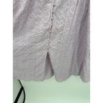 Miami Womens Lavender Purple Maxi Dress Size L NWT Button Down Eyelet Coquette Photo 5