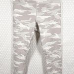 Athleta Light Grey Camo Print Elation 7/8 Leggings Photo 0