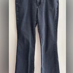 Merona Bootcut Black Denim Jeans, White Streaked Jeans, Size 14 Regular Photo 0