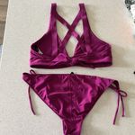 EVERYTHING BUT WATER EBW Magenta Bikini sz S/M Size M Photo 2