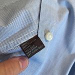 J. McLaughlin  | Blue Long Sleeved Plaid Button Down Shirt Blouse Size 12 Photo 3