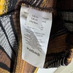 Anthropologie Maeve Black Knit Motif Wrap Midi Dress Brown Black Size M Photo 12