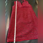 Ann Taylor Textured Red Midi Dress Photo 13