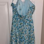 Lele Halter Neck Sundress Blue Photo 1
