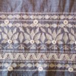 Esley  Chambray & White Embroidered Shift Dress Photo 6