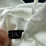 Elegant White Halter Maxi Dress Size M Photo 2