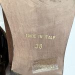 Sundance Sz 38 US 7.5 8 Molly Pitcher Leather Sherpa Lined Booties Boots Buckle Photo 11