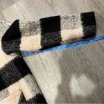 BLANK NYC Out Of Line Black and Beige Plaid Oversized wool-blend Shacket Womens M Photo 8