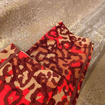 Aerie  Offline Goals red brown leopard print high waisted leggings, L NWOT Photo 3