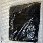 Wrap Dress Womens XL Black V Neck Cap Sleeve Beach Pleated Hem Party Midi Photo 1