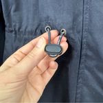 Superdry  Blue Fur Lined Hooded Parka Coat Jacket Microfiber Womens M Warm Winter Photo 3