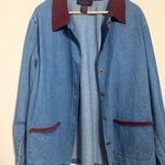 Denim & Co Vintage . Gorpcore denim lightweight shirt jacket sz L Photo 0
